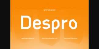 Despro Font Poster 1