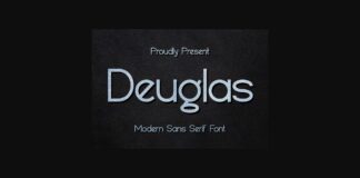 Deuglas Font Poster 1