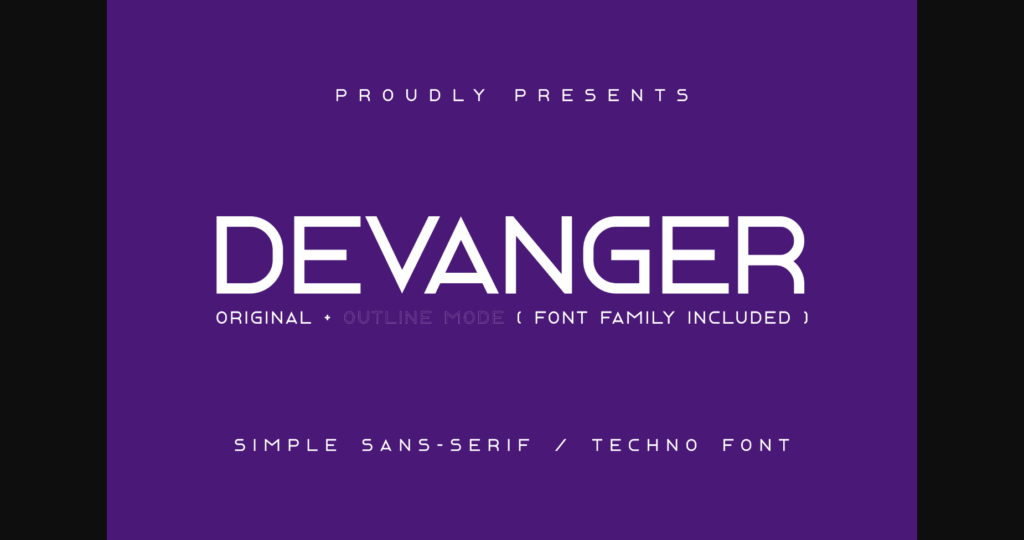 Devanger Font Poster 3