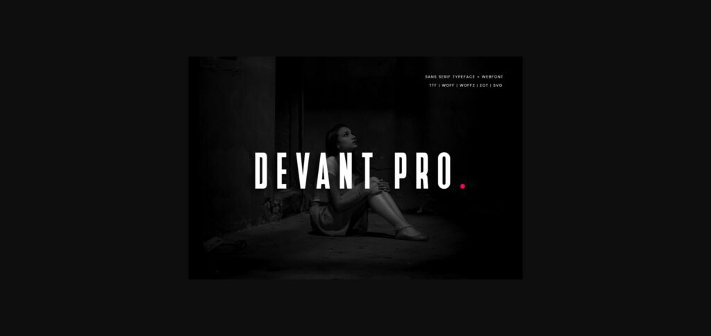 Devant Pro Font Poster 4