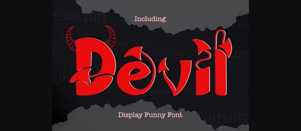 Devil Font Poster 1