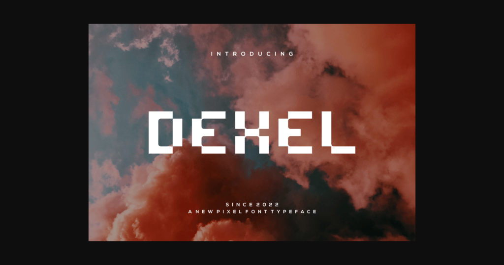 Dexel Font Poster 3