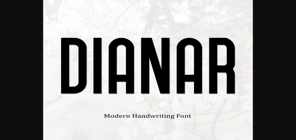 Dianar Font Poster 1