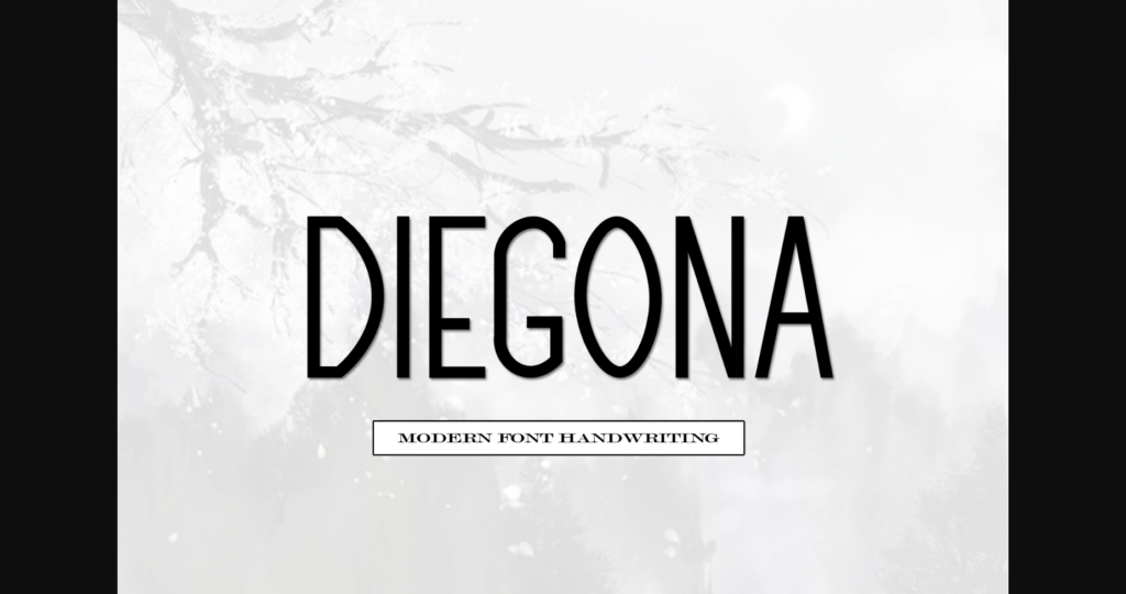 Diegona Font Poster 3