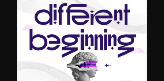 Different Beginning Font Poster 1