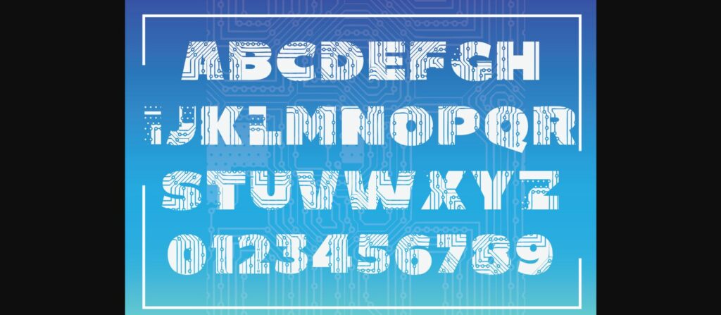 Digimom Font Poster 2