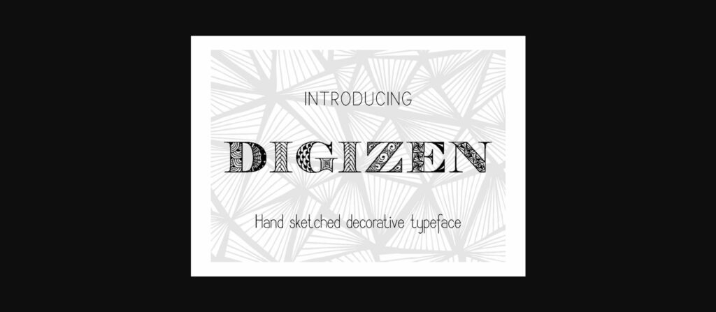 Digizen Font Poster 5