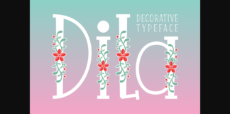 Dila Font Poster 1