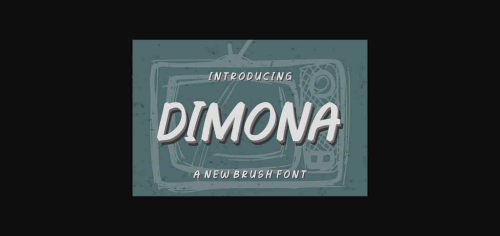 Dimona Font Poster 3