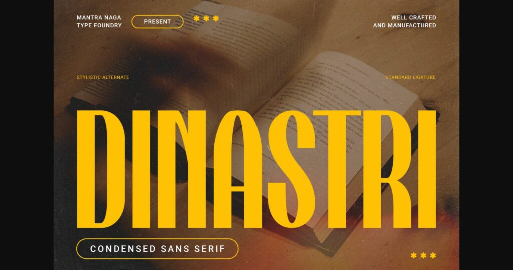 Dinastri Font Poster 3