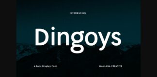 Dingoys Font Poster 1