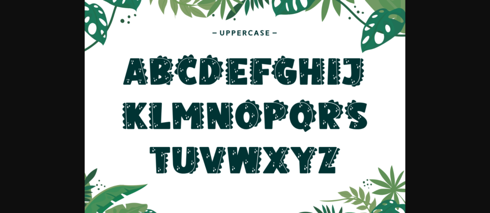 Dino Zack Font Poster 7