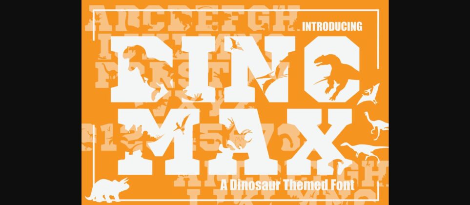 Dinomax Font Poster 3