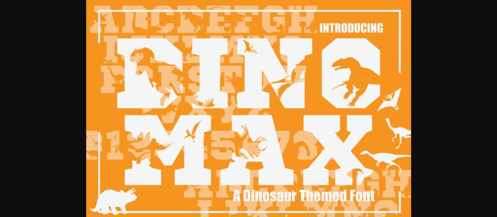 Dinomax Font Poster 1