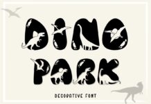 Dinopark Font Poster 1