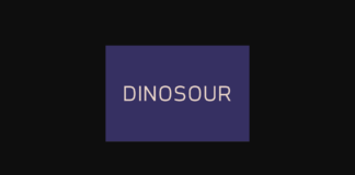 Dinosour Font Poster 1