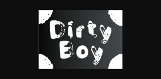 Dirty Boy Font Poster 1