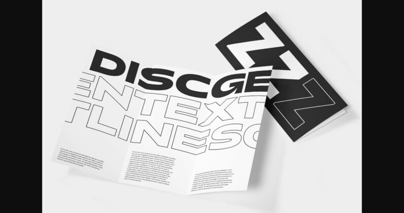 Discgent Font Poster 7