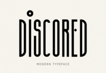 Discored Font