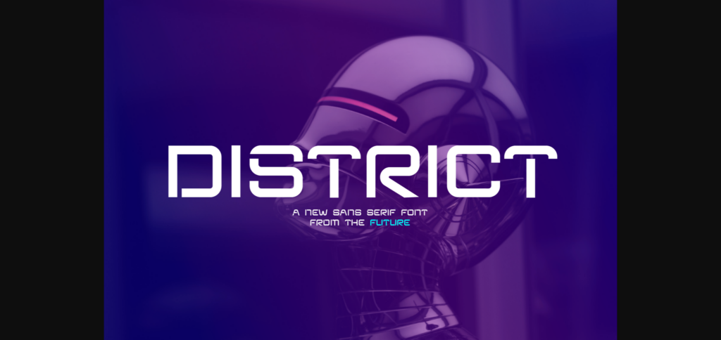 District Font Poster 1