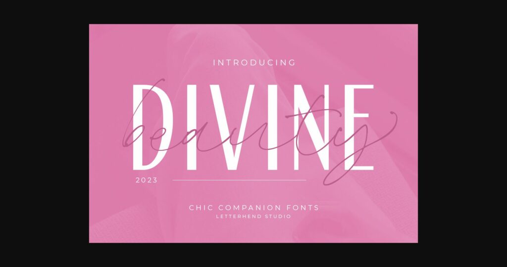 Divine Beauty Font Poster 1