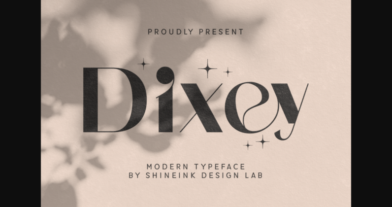 Dixey Font Poster 3