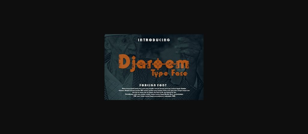 Djaroem Font Poster 1