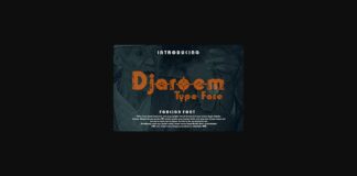 Djaroem Font Poster 1