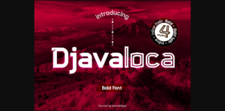 Djavaloca Font Poster 1