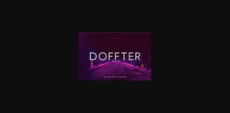 Doffter Font Poster 1