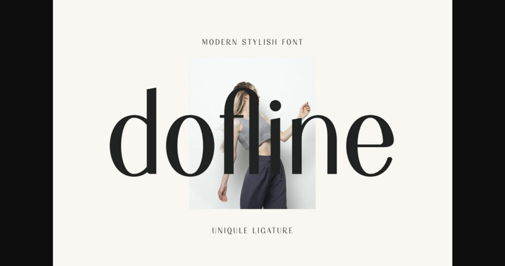 Dofline Font Poster 1