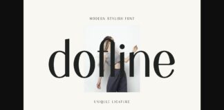 Dofline Font Poster 1