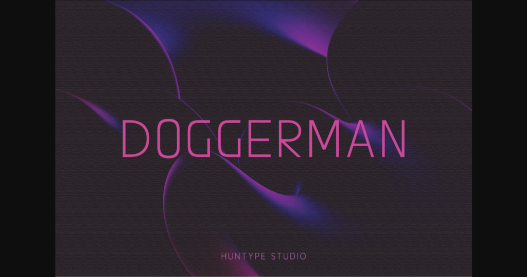 Doggerman Font Poster 3