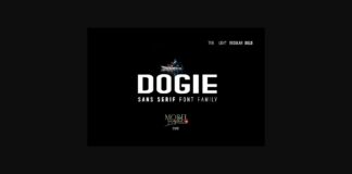 Dogie Font Poster 1