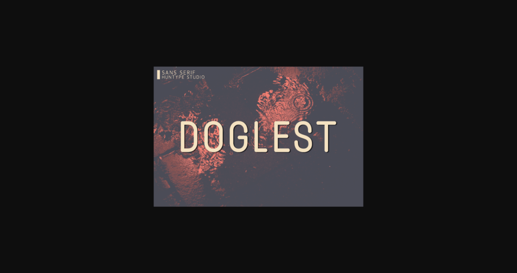 Doglest Font Poster 3