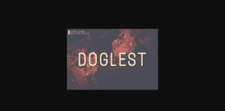 Doglest Font Poster 1