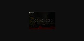 Dogood Font Poster 1