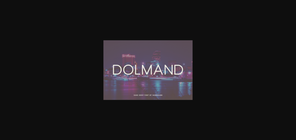 Dolmand Font Poster 3