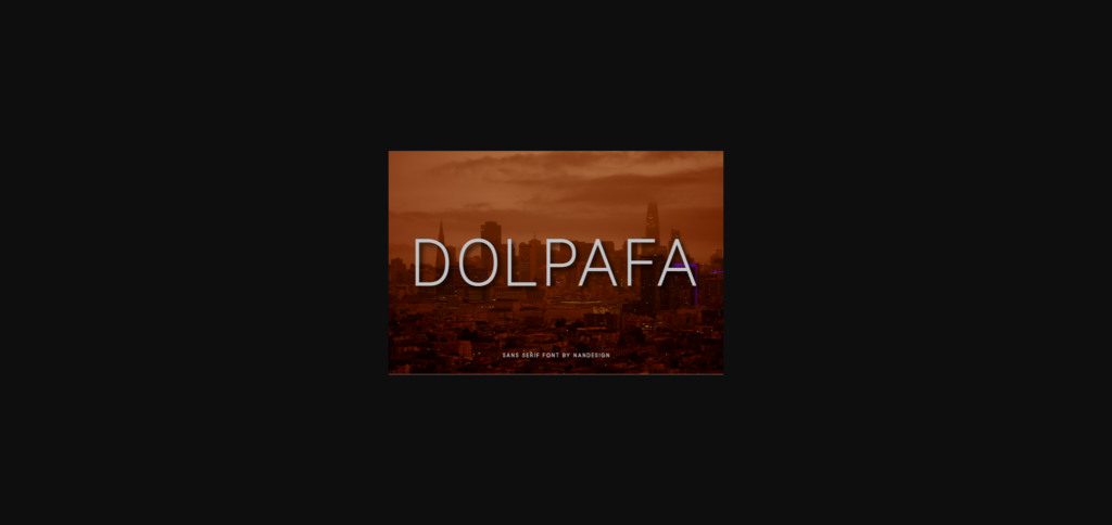 Dolpafa Font Poster 1