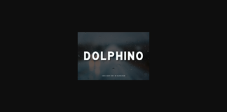 Dolphino Font Poster 1
