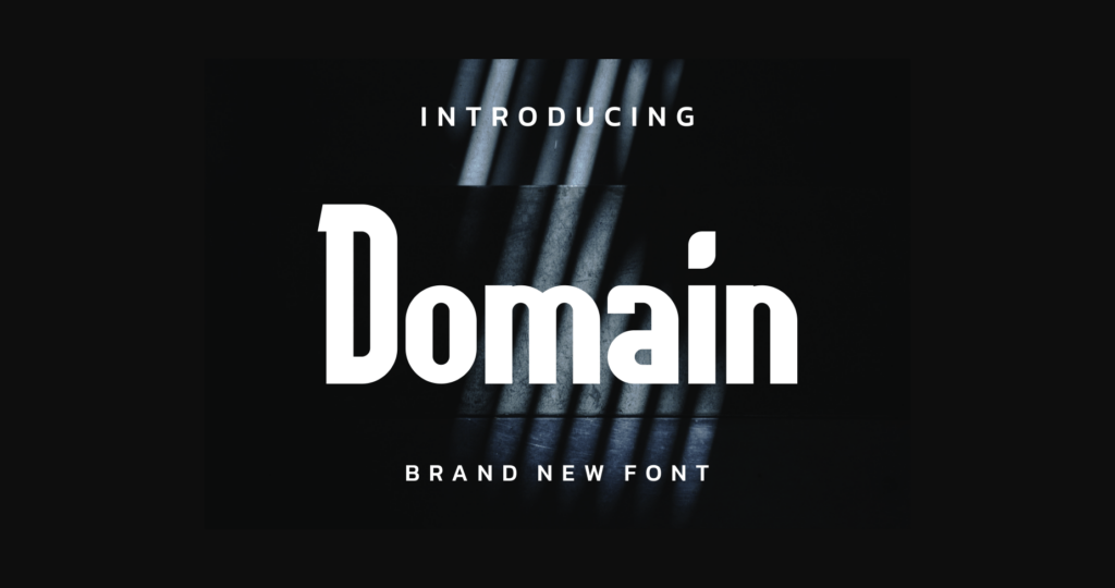 Domain Font Poster 3