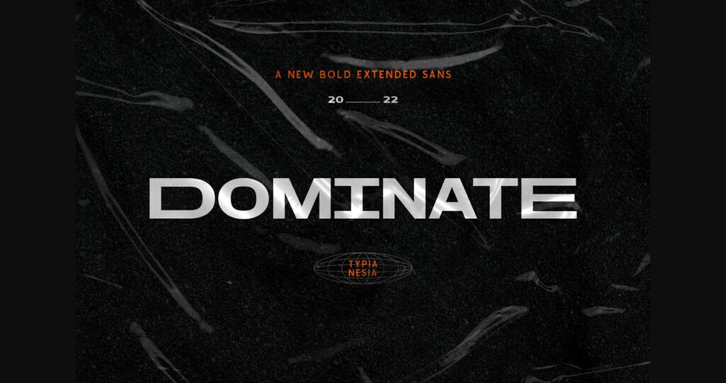 Dominate Font Poster 1