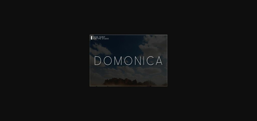 Domonica Font Poster 3