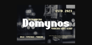 Domynos Font Poster 1