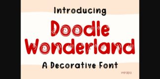 Doodle Wonderland Font Poster 1