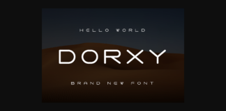 Dorxy Font Poster 1