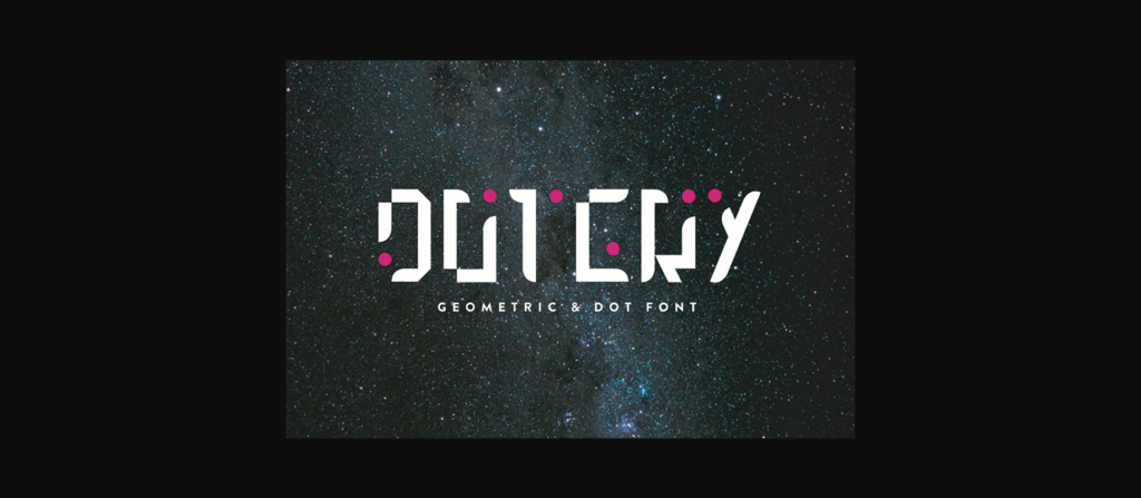 Dotery Font Poster 1