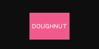 Doughnut Font Poster 1