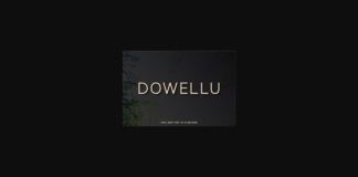 Dowellu Font Poster 1