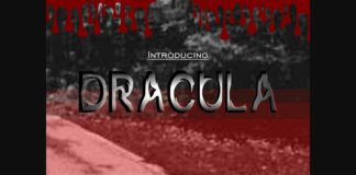 Dracula Font Poster 1